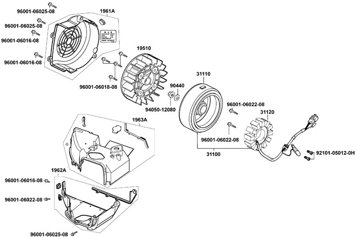 Tändplatta - Fläktkåpor
